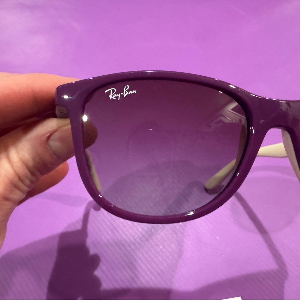 Brand New Ray-Ban Jr. RJ9077S Kids sunglasses- Purple & Violet/Gray Gradient - Picture 12 of 14